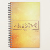 Agenda egiptoloco retro jeroglíficos プランナー手帳 (正面)
