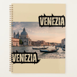 Agenda élégant avec photo de Venise - Planifiez vo プランナー手帳