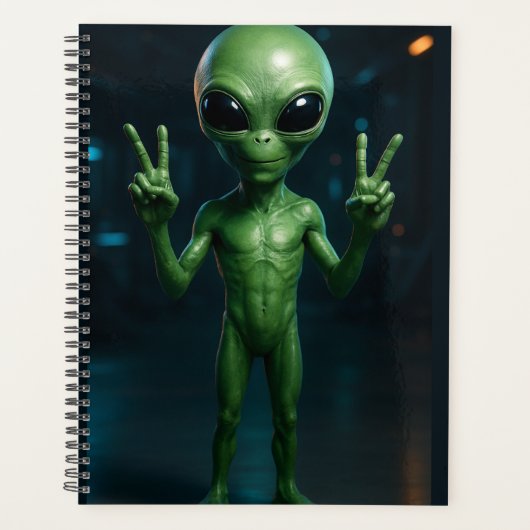 AGENDA Extraterrestre futurista プランナー手帳 (正面)