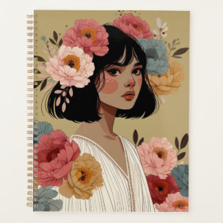 Agenda Flora Mystica – Élégance et poésie florale プランナー手帳