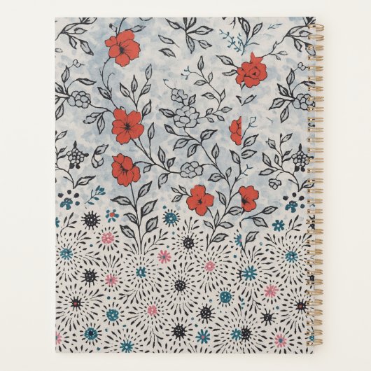 Agenda florais artístico  プランナー手帳 (裏面)