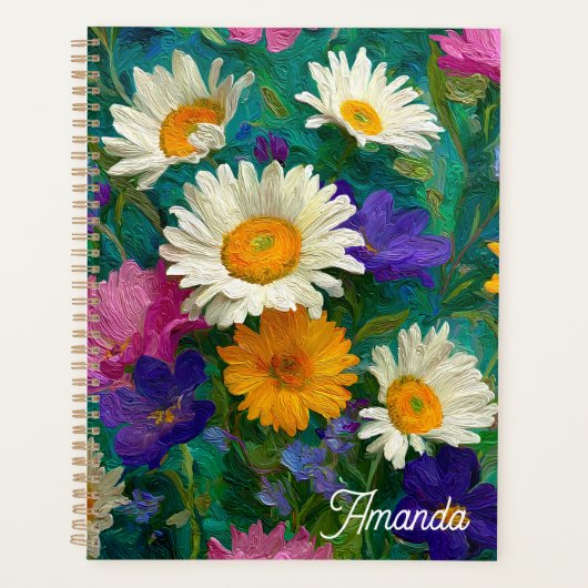 Agenda Flores Inspiración Vincent van Gogh プランナー手帳 (正面)