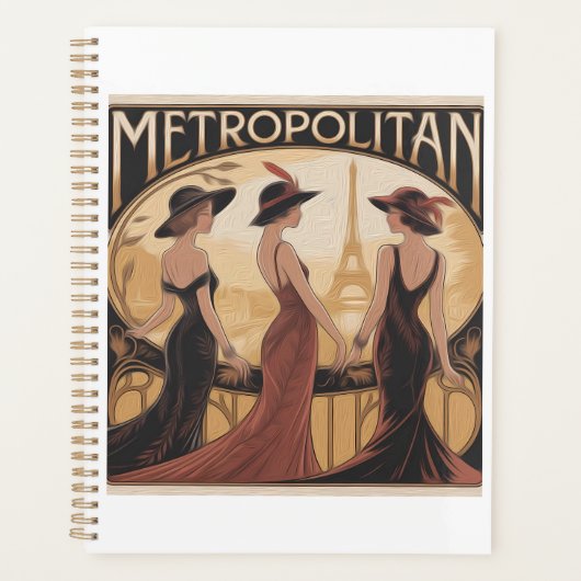 Agenda Metropolitan Art Nouveau プランナー手帳 (正面)