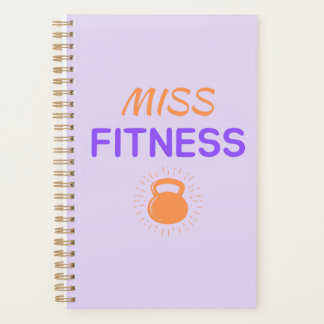 Agenda Miss Fitness. Idée cadeau Sport プランナー手帳