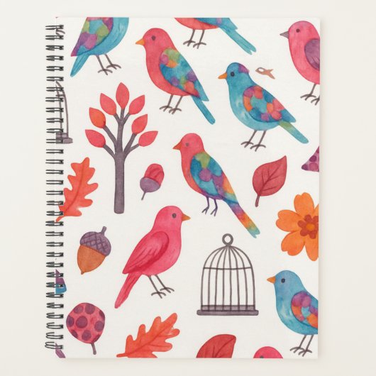 Agenda Pássaros e Flores DESING プランナー手帳 (正面)