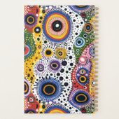 Agenda Pequeña de Tapa Dura con Patrón Psicodélico プランナー手帳 (裏面)