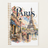 Agenda pequeña París de tapa dura con Torre Eiffel プランナー手帳 (正面)