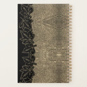 Agenda personalizada con hojas de purpurina プランナー手帳 (裏面)