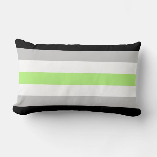 Agenderフラグ装飾用クッション ランバークッション (正面)