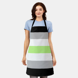 Agender Pride Flag – Agender Identity LGBTQIA+ エプロン