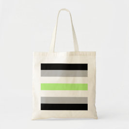 Agender Pride Flag – Agender Identity LGBTQIA+ トートバッグ