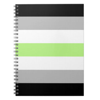 Agender Pride Flag – Agender Identity LGBTQIA+  ノートブック