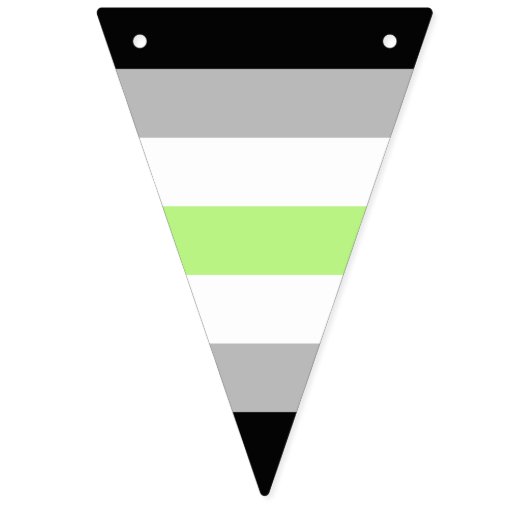 Agender Pride Flag – Agender Identity LGBTQIA+ バンティングフラッグ (第1の旗)