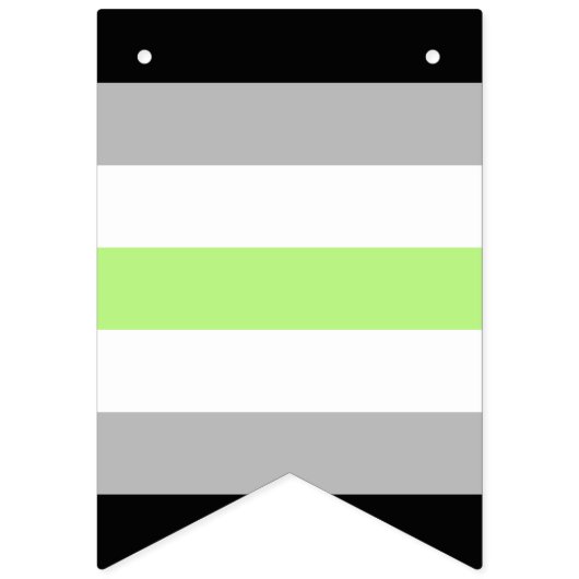 Agender Pride Flag – Agender Identity LGBTQIA+  バンティングフラッグ (第16の旗)