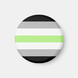 Agender Pride Flag – Agender Identity LGBTQIA+ マグネット