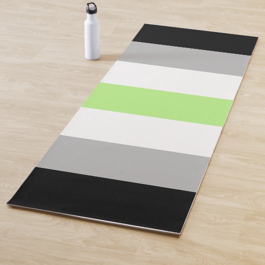 Agender Pride Flag – Agender Identity LGBTQIA+  ヨガマット (インサイチュ)