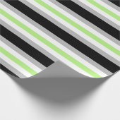 Agender Pride Flag – Agender Identity LGBTQIA+  ラッピングペーパー (角)