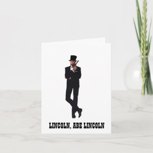 Agent Abe Note Cards カード (正面)