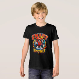 Agent Apple | かわいい新学期マスコットデザイン トライブレンドTシャツ
