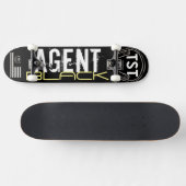 AGENT BLACK スケートボード (横)
