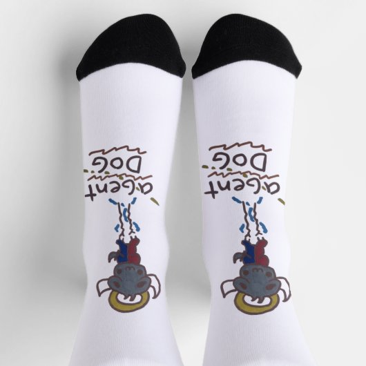 agent dog ソックス (上部)