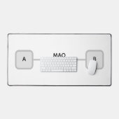 Agentic Flow: Multi-Agent Orchestration Schema デスクマット (キーボード&マウス)