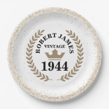 AgePaperプレートのマイルストーン誕生日