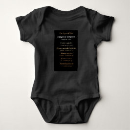 Ages Of Man Baby One-Piece Bodysuit ベビーボディスーツ