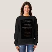 Ages Of Man Womens Sweatshirt スウェットシャツ (正面フル)