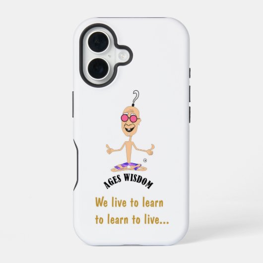 Ageswisdom エンパワーメント iPhone 16ケース (裏面)