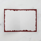 Aggie Maroon メリー Tex-Mas Y'all写真クリスマス カード (内部)