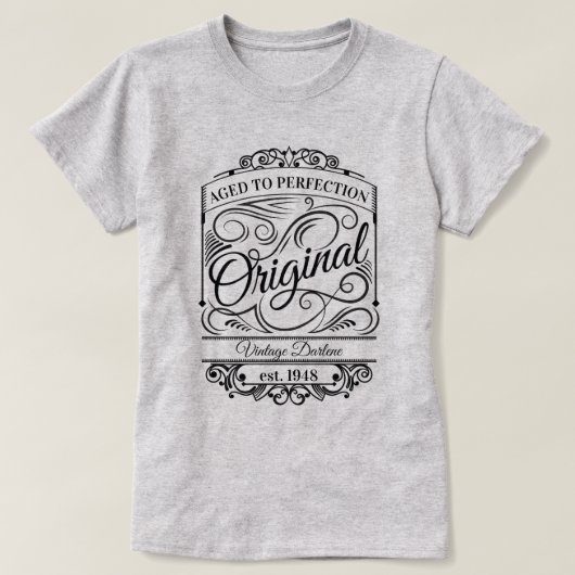 Aggreeted パーソナライズされた to Complementsヴィンテージオリジナル Tシャツ (デザイン正面)