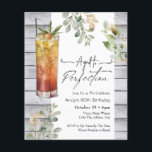 Aggreeted to Complementsフローラ90th誕生日招待状<br><div class="desc">誕生日カクテル/ martiniグラフィック招待状。パーソナライズする簡単。すべての文字は調整可能で、簡単は独自のパーティーニーズに合わせて変更できる。シンプル水の色のフルーティーなドリンクのグラフィックス。招待状は彼か彼女のために。年齢は、単に文字を変更。完全熟成テーマ</div>