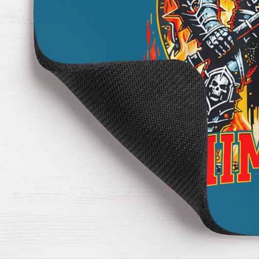 Aggressively Whimsical Dark Fantasy Warrior Battle マウスパッド (コーナー)