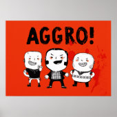 AGGRO BOYSは恐れない！ ポスター (正面)