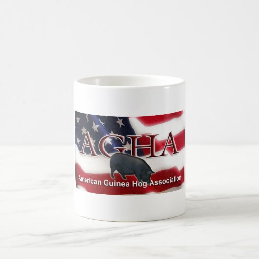 AGHAのロゴのマグ コーヒーマグカップ (中央)