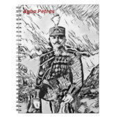 AghaガソリンSpiralフォトノートブック ノートブック (正面)