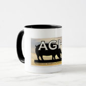 AGHA新しいロゴのマグ マグカップ (正面左)