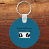 Agha Mens New Design Front And Back キーホルダー (正面)