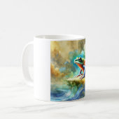 Agile Frog 310724AREF150 - Watercolor コーヒーマグカップ (正面左)