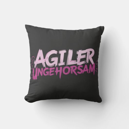 Agiler Ungehorsam クッション (正面)