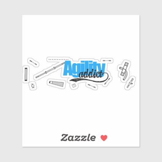Agility Addict Course Map Sticker シール (シート)