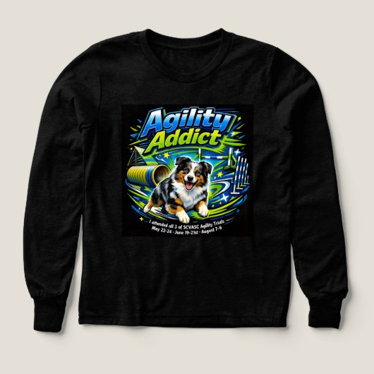 Agility Addict Hoodie – Fast Paws, Loud Pride, (デザイン正面)