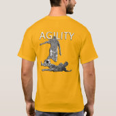 Agility california Fleece Track Jacket Tシャツ (裏面)