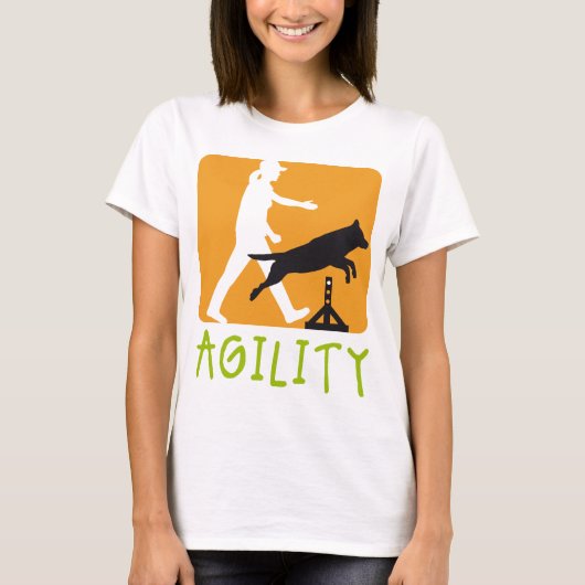 Agility dog sport tシャツ (正面)