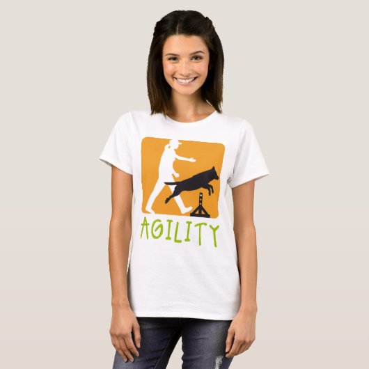 Agility dog sport tシャツ (正面フル)