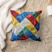 Agility Ribbons Throw Pillow クッション (ブランケット)