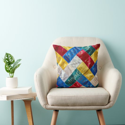 Agility Ribbons Throw Pillow クッション (椅子)