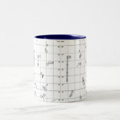 Agility Themed Course Map Mug ツートーンマグカップ (中央)