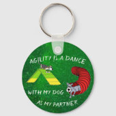 Agility themed Keychain キーホルダー (正面)